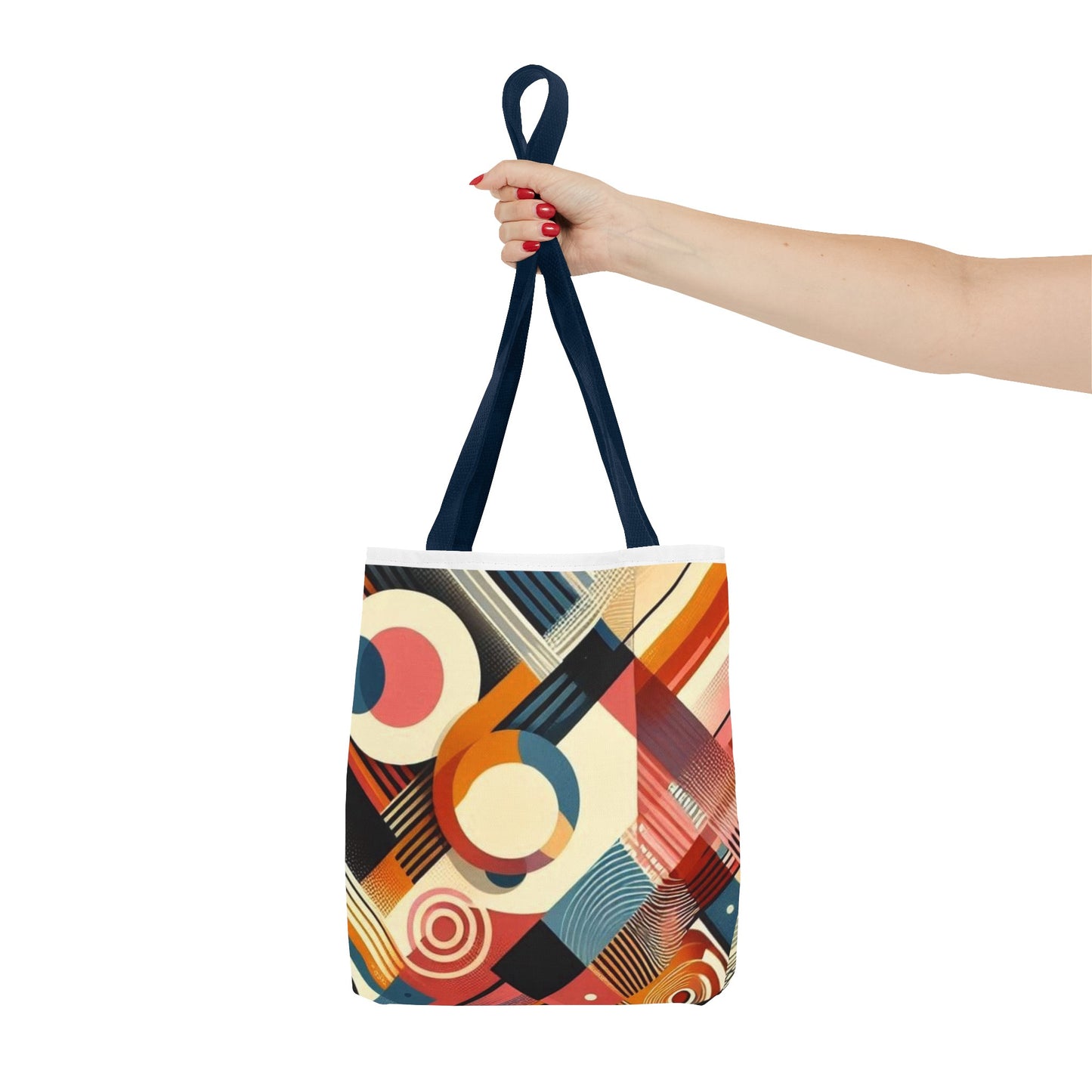 Bolso de mano con colores vibrantes del arcoíris