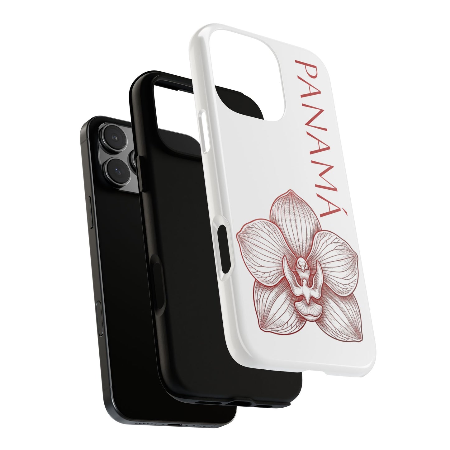 Panamá Flor del Espíritu Santo Tough Phone Case — Tropical Floral Protective Cover