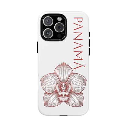 Panamá Flor del Espíritu Santo Tough Phone Case — Tropical Floral Protective Cover