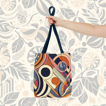 En círculos: bolso de mano con arcoíris de colores