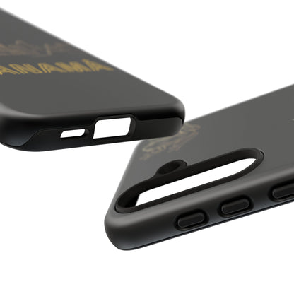 Panamá Skyline Tough Phone Case in black