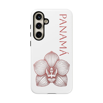 Panamá Flor del Espíritu Santo Tough Phone Case — Tropical Floral Protective Cover