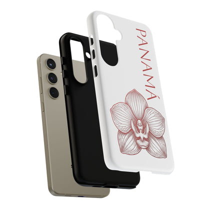 Panamá Flor del Espíritu Santo Tough Phone Case — Tropical Floral Protective Cover