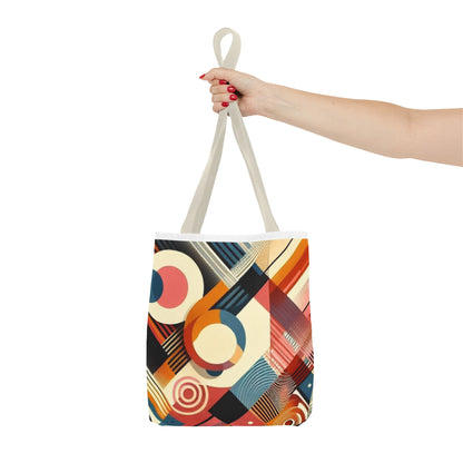 Bolso de mano con colores vibrantes del arcoíris