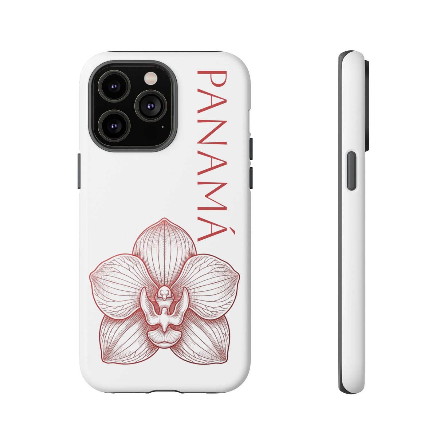 Panamá Flor del Espíritu Santo Tough Phone Case — Tropical Floral Protective Cover