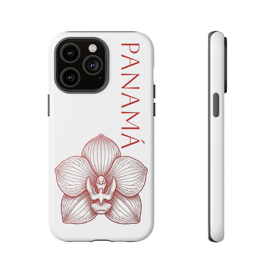 Panamá Flor del Espíritu Santo Tough Phone Case — Tropical Floral Protective Cover