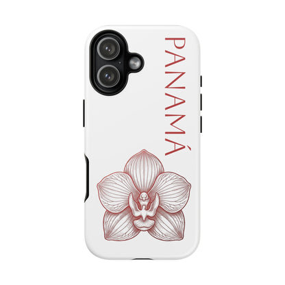 Panamá Flor del Espíritu Santo Tough Phone Case — Tropical Floral Protective Cover