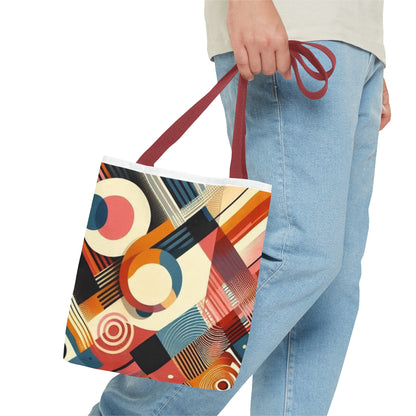 Bolso de mano con colores vibrantes del arcoíris