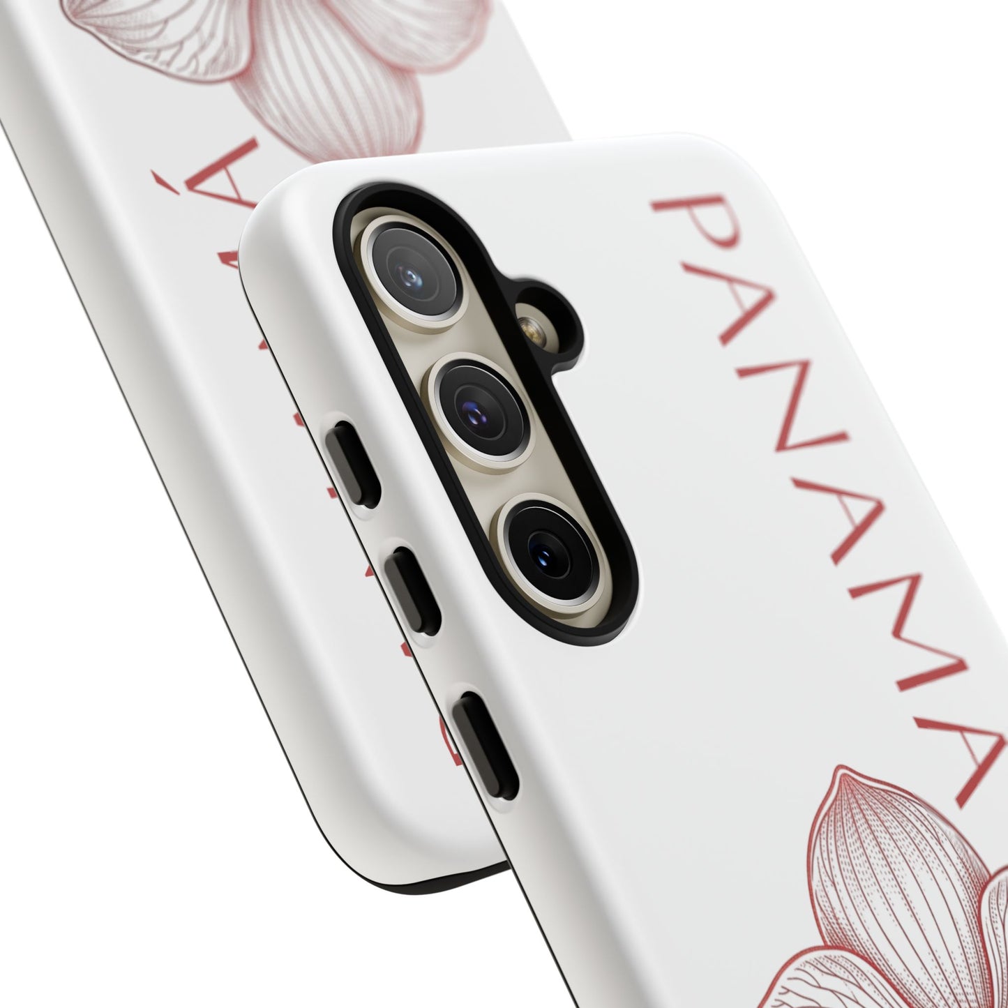 Panamá Flor del Espíritu Santo Tough Phone Case — Tropical Floral Protective Cover
