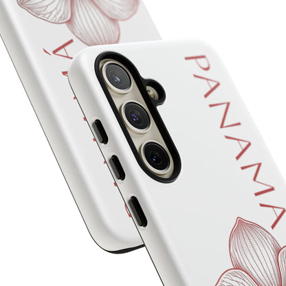 Panamá Flor del Espíritu Santo Tough Phone Case — Tropical Floral Protective Cover