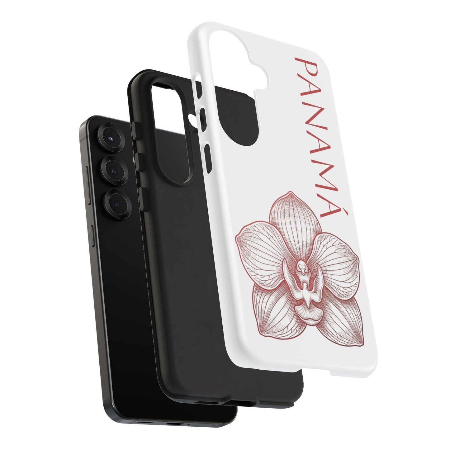 Panamá Flor del Espíritu Santo Tough Phone Case — Tropical Floral Protective Cover