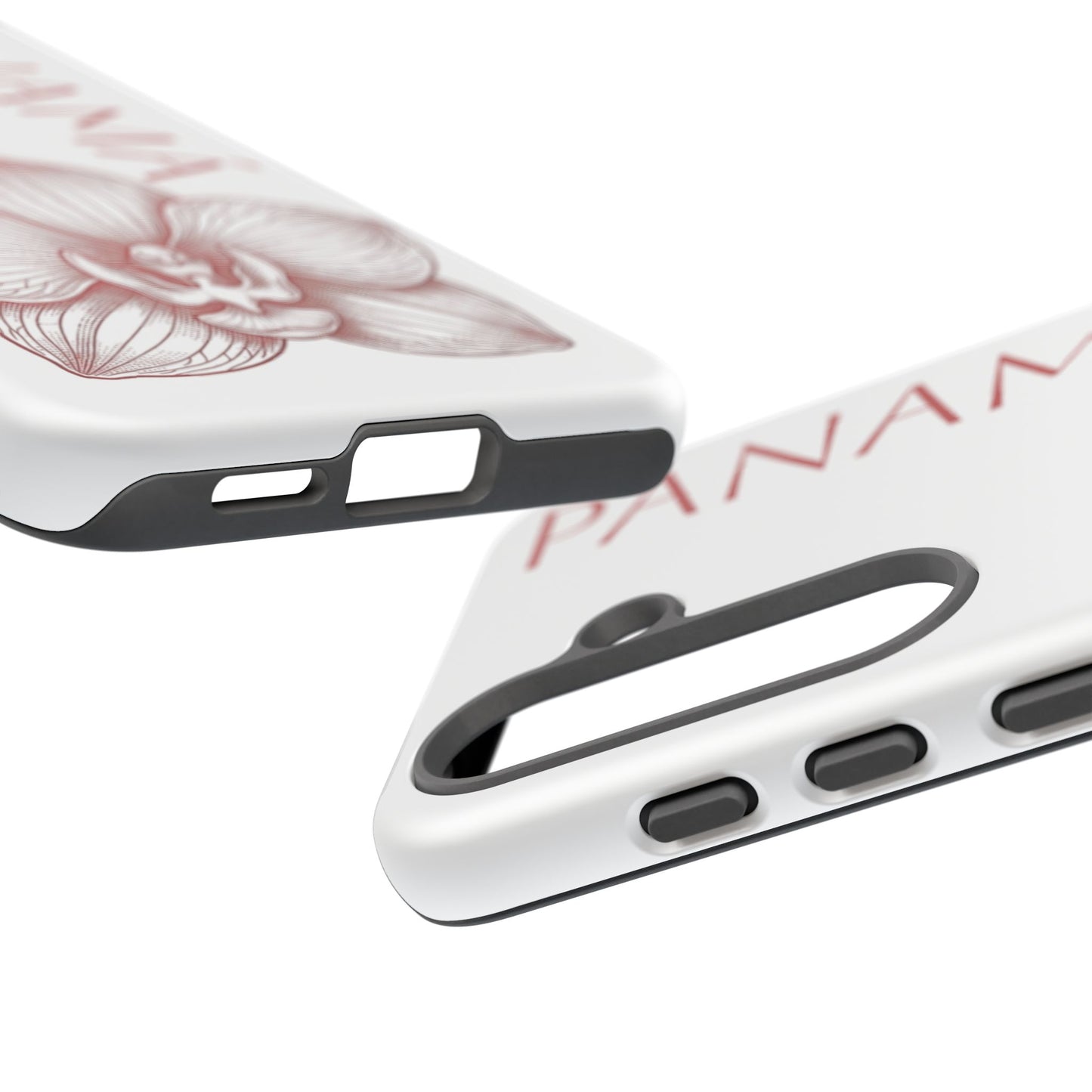 Panamá Flor del Espíritu Santo Tough Phone Case — Tropical Floral Protective Cover