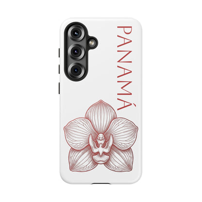 Panamá Flor del Espíritu Santo Tough Phone Case — Tropical Floral Protective Cover