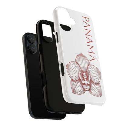 Panamá Flor del Espíritu Santo Tough Phone Case — Tropical Floral Protective Cover