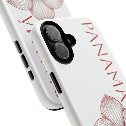 Panamá Flor del Espíritu Santo Tough Phone Case — Tropical Floral Protective Cover