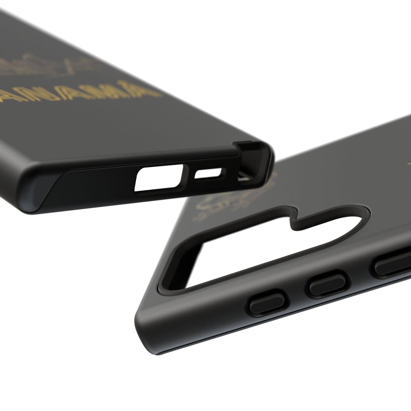 Panamá Skyline Tough Phone Case in black