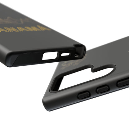Panamá Skyline Tough Phone Case in black