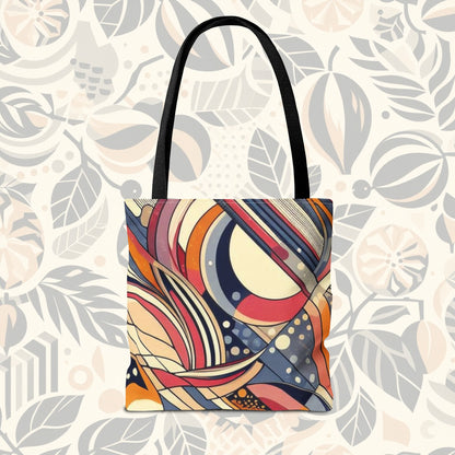 En círculos: bolso de mano con arcoíris de colores