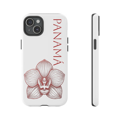 Panamá Flor del Espíritu Santo Tough Phone Case — Tropical Floral Protective Cover