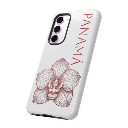 Panamá Flor del Espíritu Santo Tough Phone Case — Tropical Floral Protective Cover