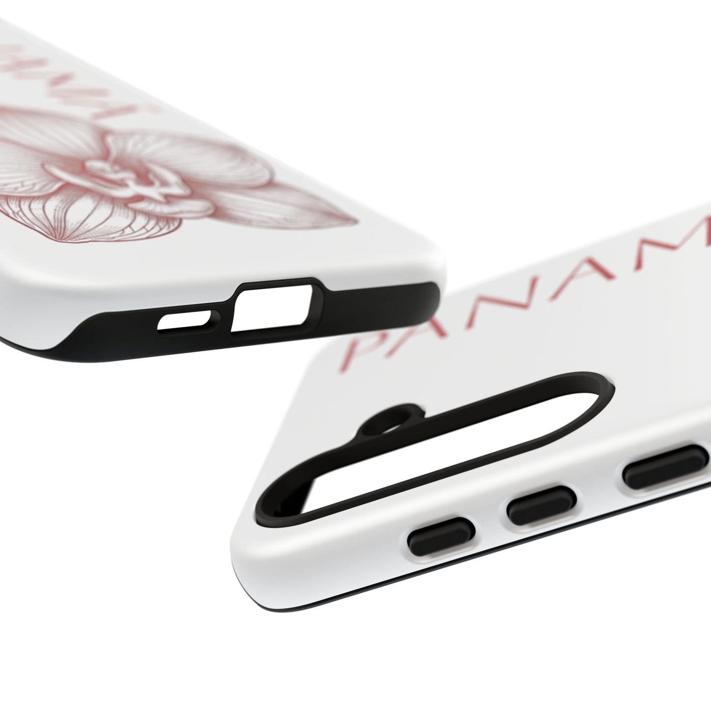 Panamá Flor del Espíritu Santo Tough Phone Case — Tropical Floral Protective Cover