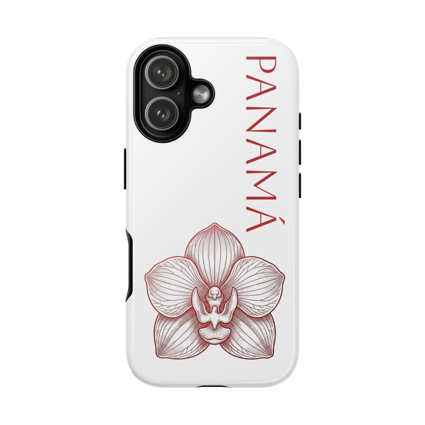 Panamá Flor del Espíritu Santo Tough Phone Case — Tropical Floral Protective Cover