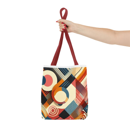 Bolso de mano con colores vibrantes del arcoíris