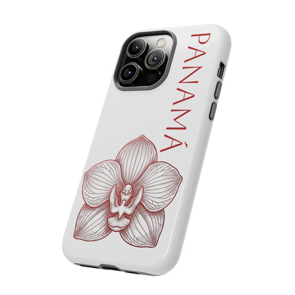 Panamá Flor del Espíritu Santo Tough Phone Case — Tropical Floral Protective Cover