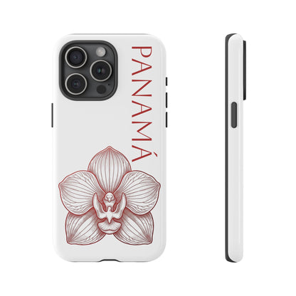 Panamá Flor del Espíritu Santo Tough Phone Case — Tropical Floral Protective Cover