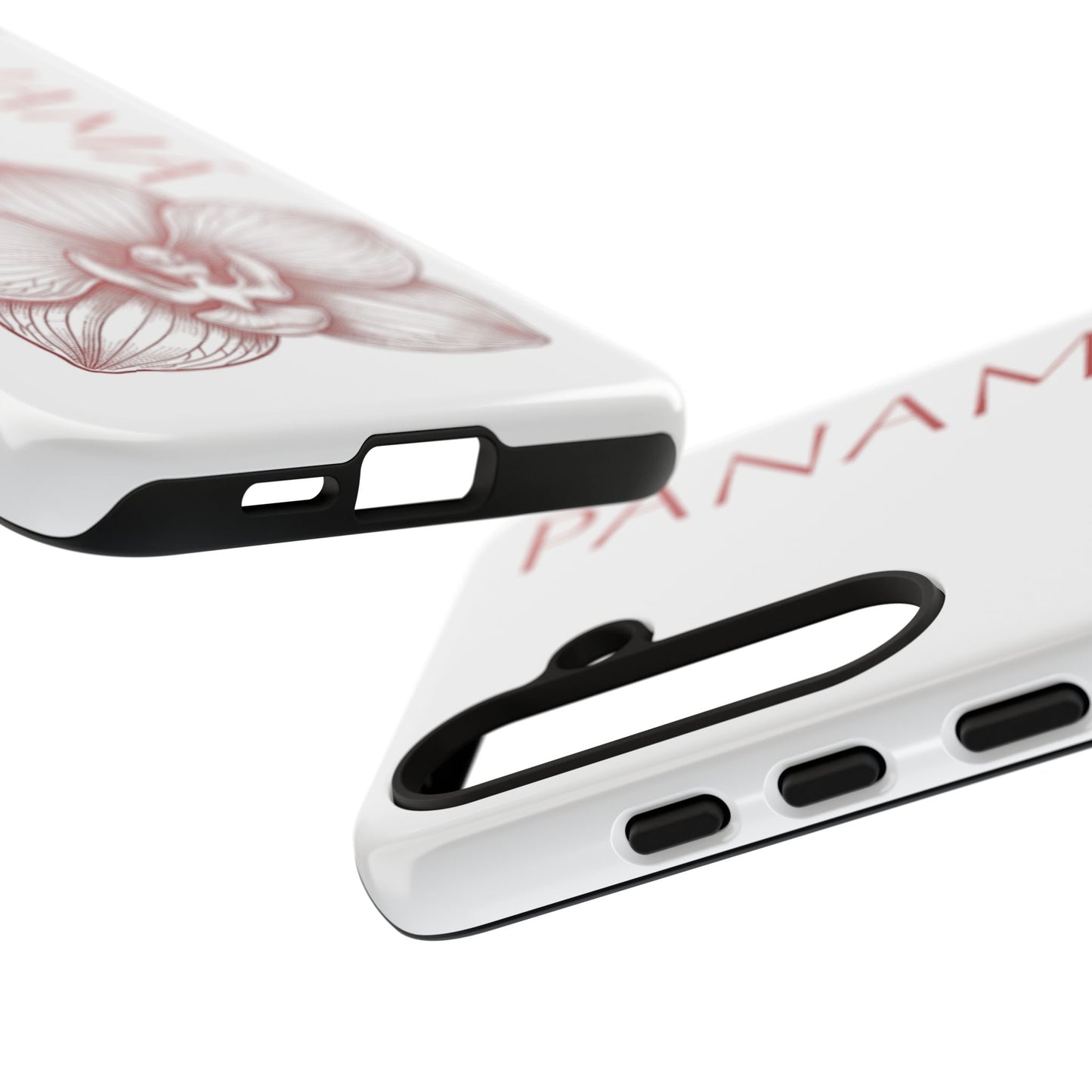 Panamá Flor del Espíritu Santo Tough Phone Case — Tropical Floral Protective Cover