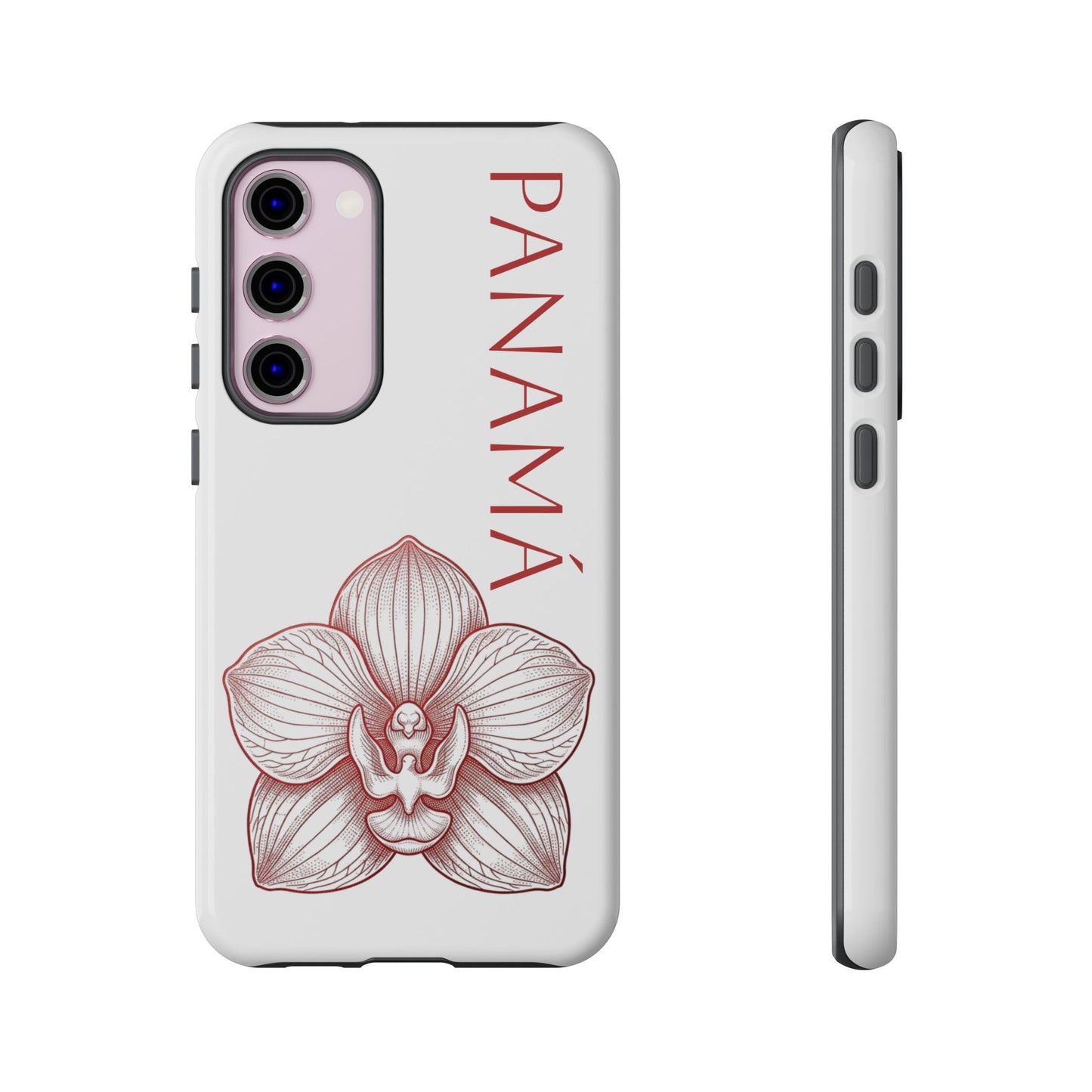 Panamá Flor del Espíritu Santo Tough Phone Case — Tropical Floral Protective Cover