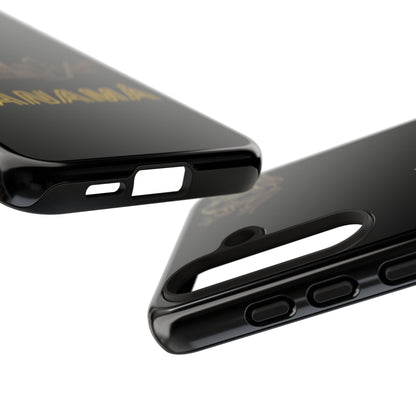 Panamá Skyline Tough Phone Case in black