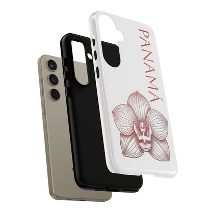 Panamá Flor del Espíritu Santo Tough Phone Case — Tropical Floral Protective Cover