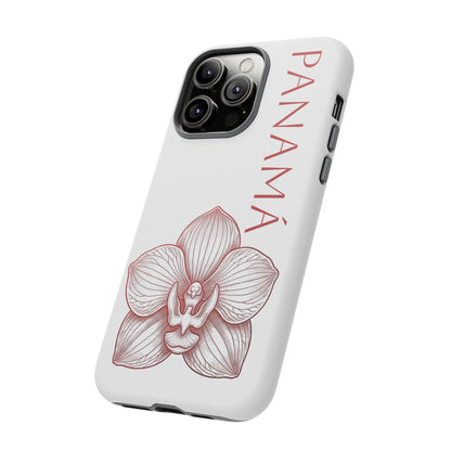 Panamá Flor del Espíritu Santo Tough Phone Case — Tropical Floral Protective Cover