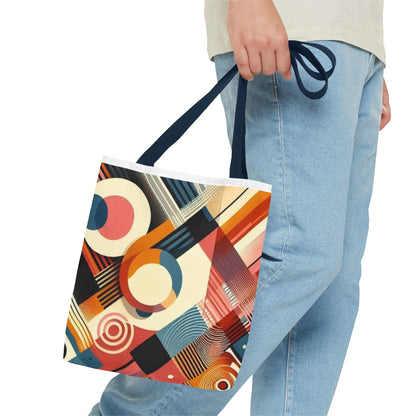 Bolso de mano con colores vibrantes del arcoíris