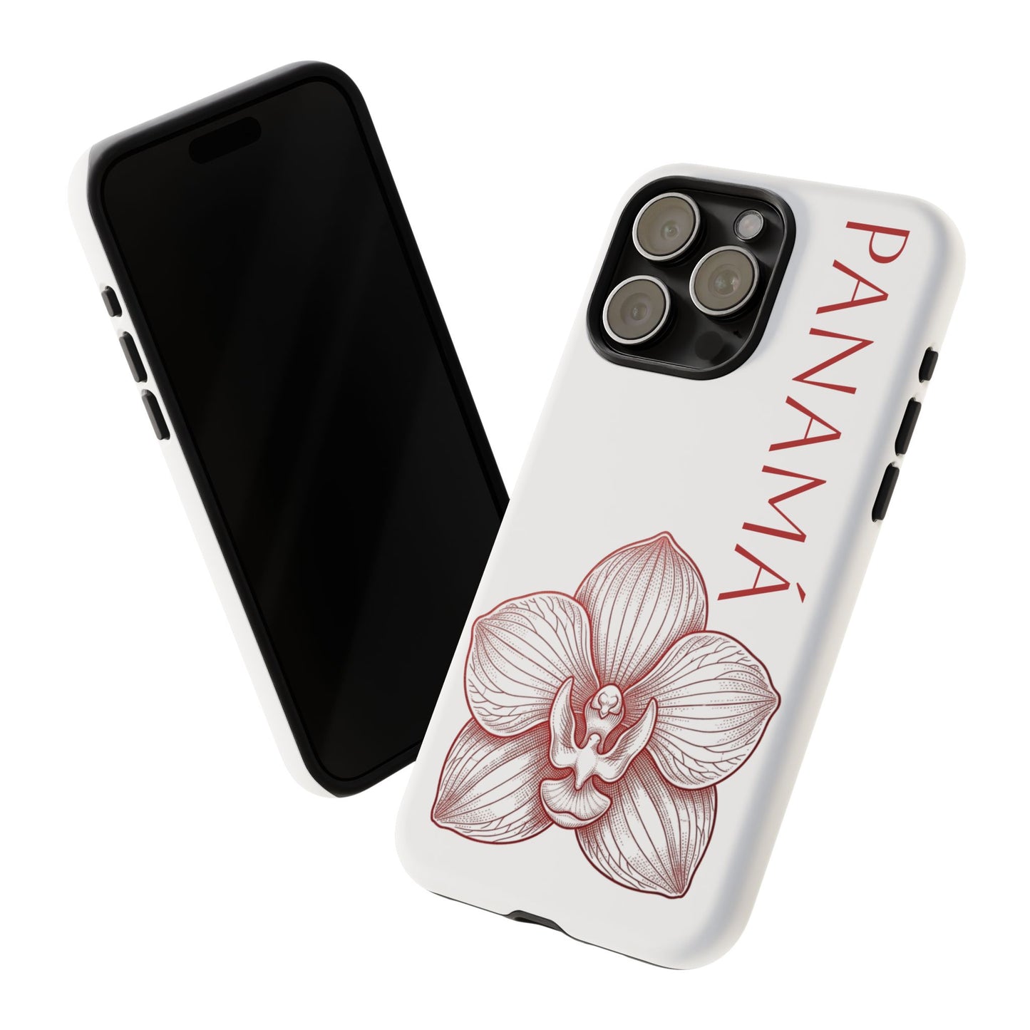 Panamá Flor del Espíritu Santo Tough Phone Case — Tropical Floral Protective Cover