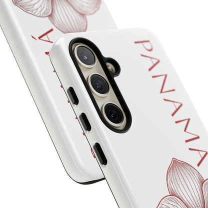 Panamá Flor del Espíritu Santo Tough Phone Case — Tropical Floral Protective Cover