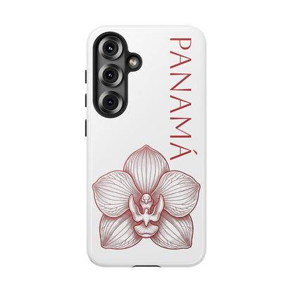 Panamá Flor del Espíritu Santo Tough Phone Case — Tropical Floral Protective Cover