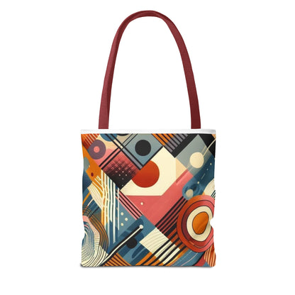 Bolso de mano con colores vibrantes del arcoíris