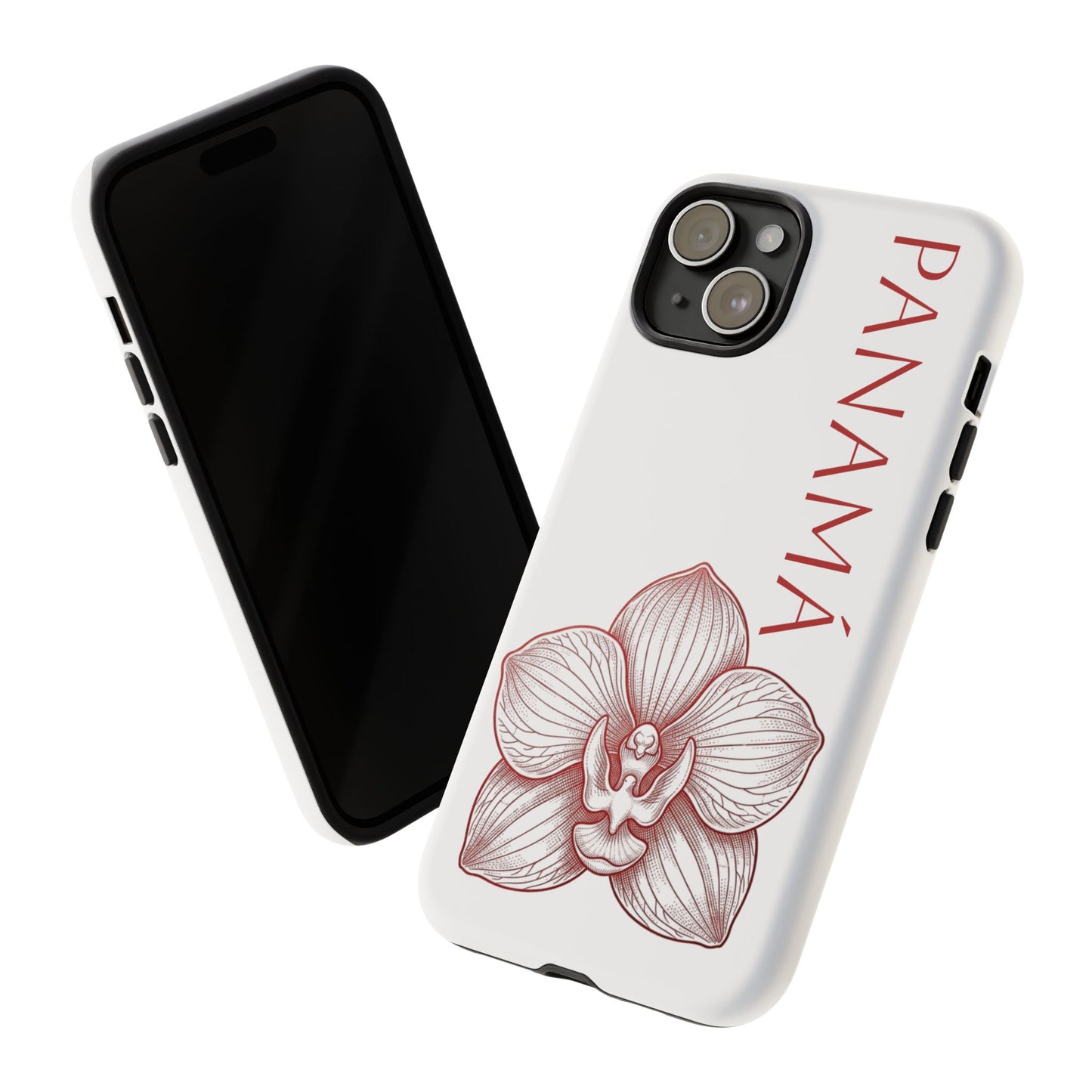 Panamá Flor del Espíritu Santo Tough Phone Case — Tropical Floral Protective Cover