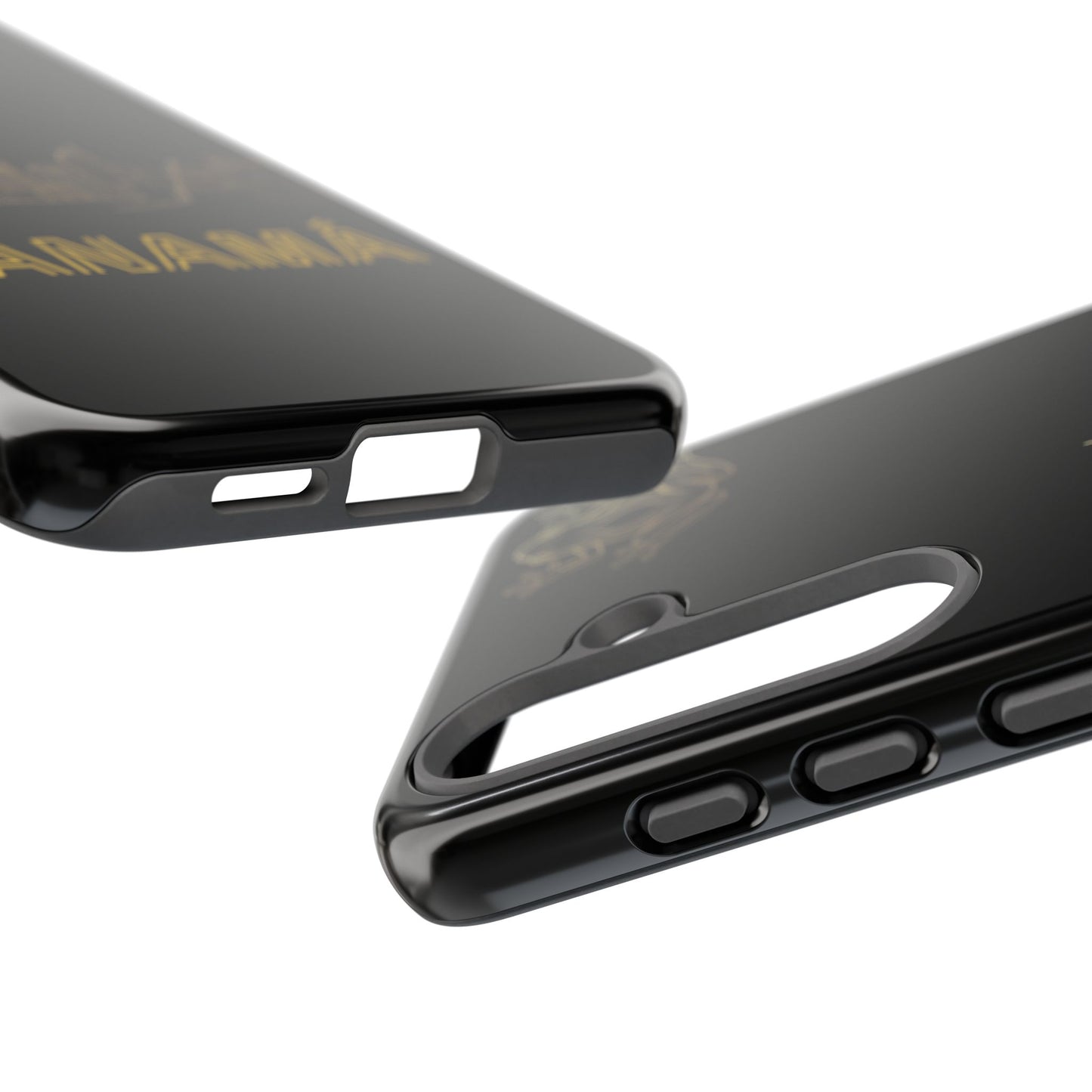 Panamá Skyline Tough Phone Case in black