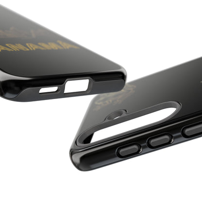 Panamá Skyline Tough Phone Case in black