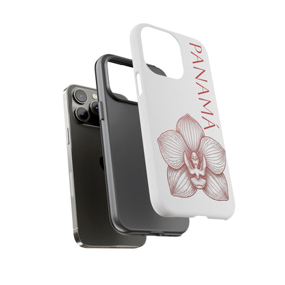 Panamá Flor del Espíritu Santo Tough Phone Case — Tropical Floral Protective Cover