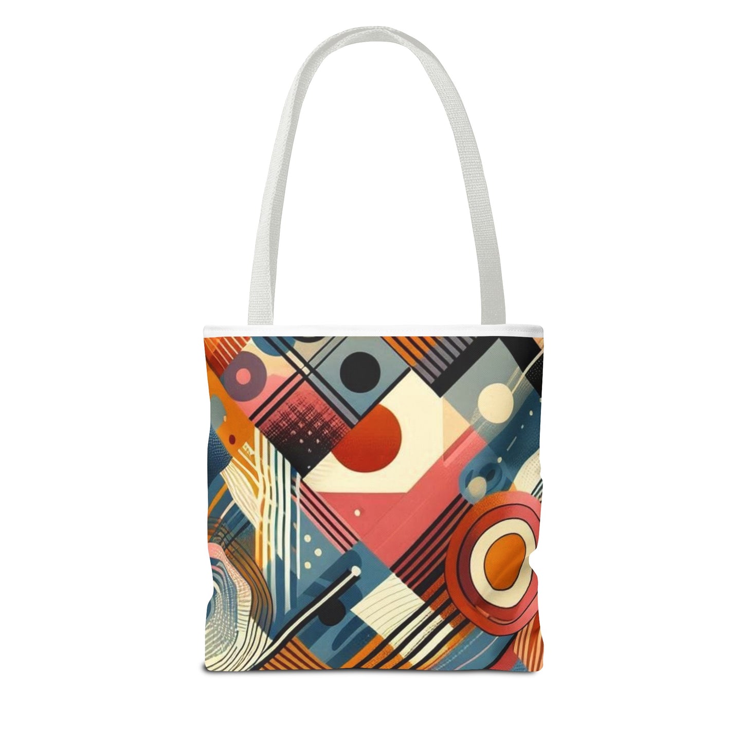Bolso de mano con colores vibrantes del arcoíris