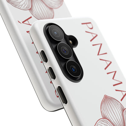 Panamá Flor del Espíritu Santo Tough Phone Case — Tropical Floral Protective Cover