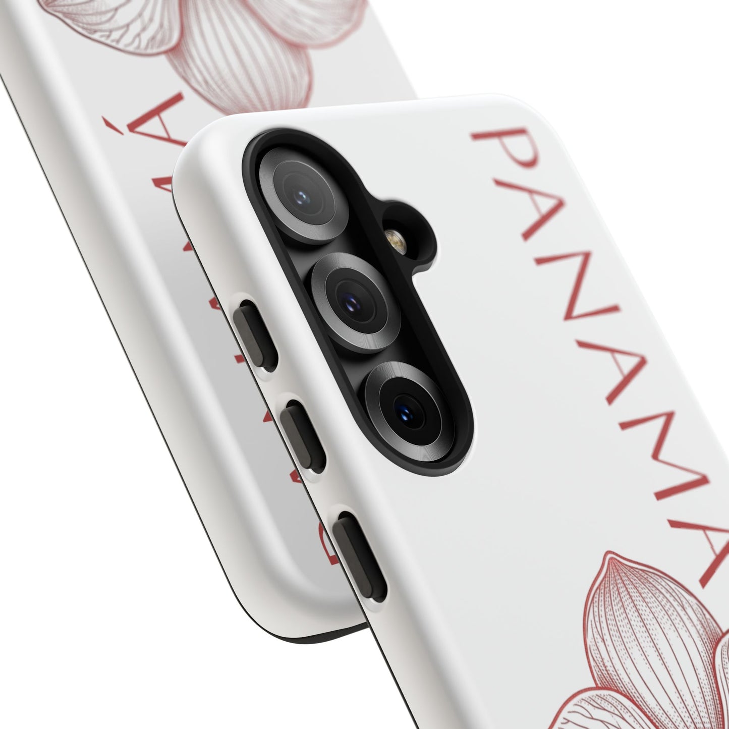 Panamá Flor del Espíritu Santo Tough Phone Case — Tropical Floral Protective Cover