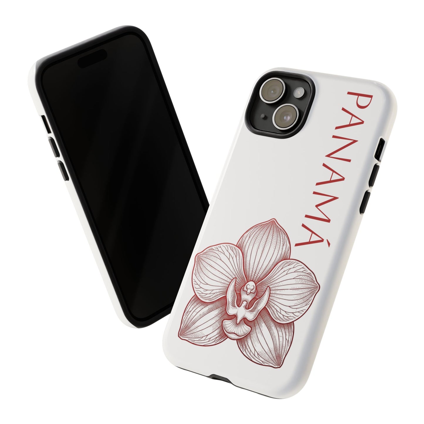 Panamá Flor del Espíritu Santo Tough Phone Case — Tropical Floral Protective Cover