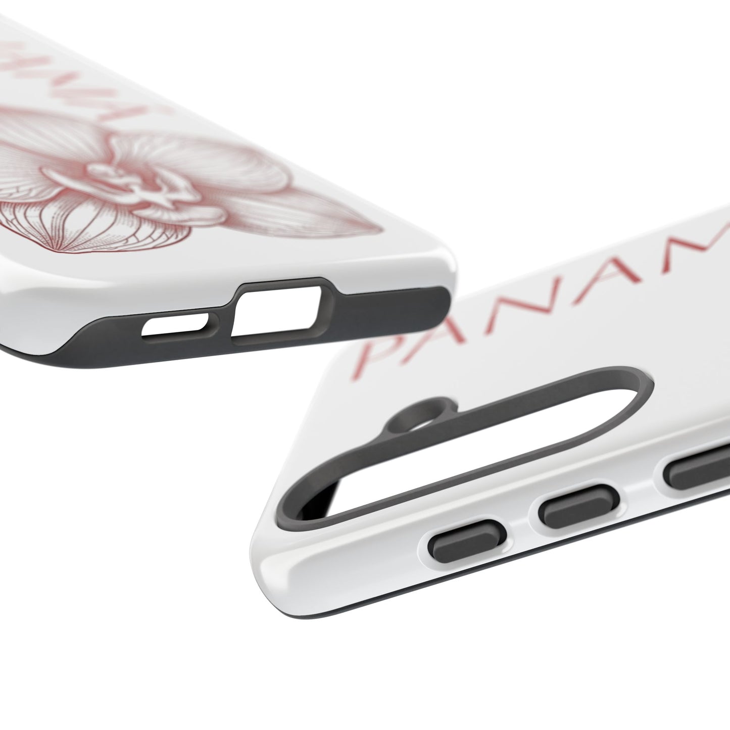 Panamá Flor del Espíritu Santo Tough Phone Case — Tropical Floral Protective Cover