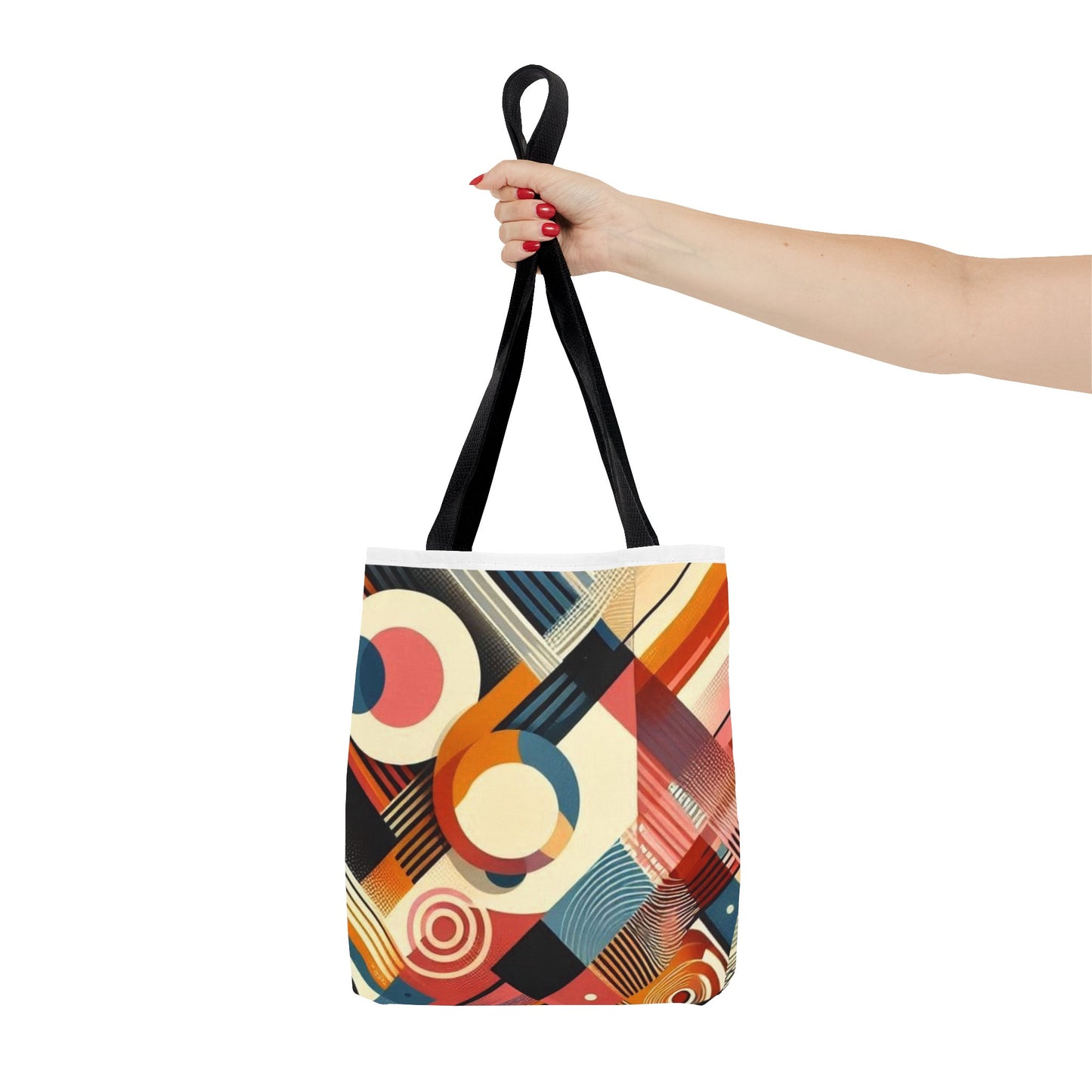 Bolso de mano con colores vibrantes del arcoíris