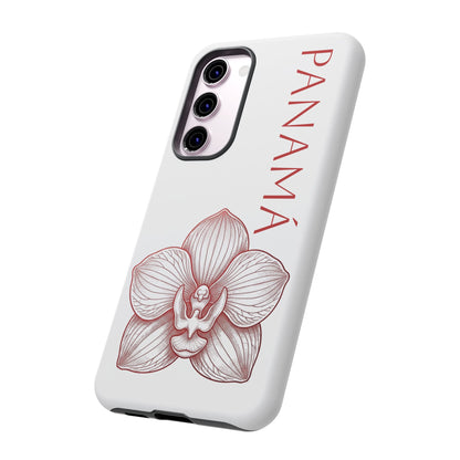 Panamá Flor del Espíritu Santo Tough Phone Case — Tropical Floral Protective Cover